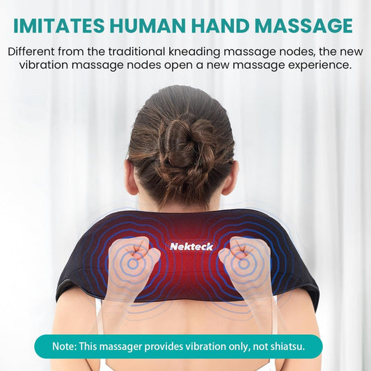Nekteck Neck & Back Massager with Heat