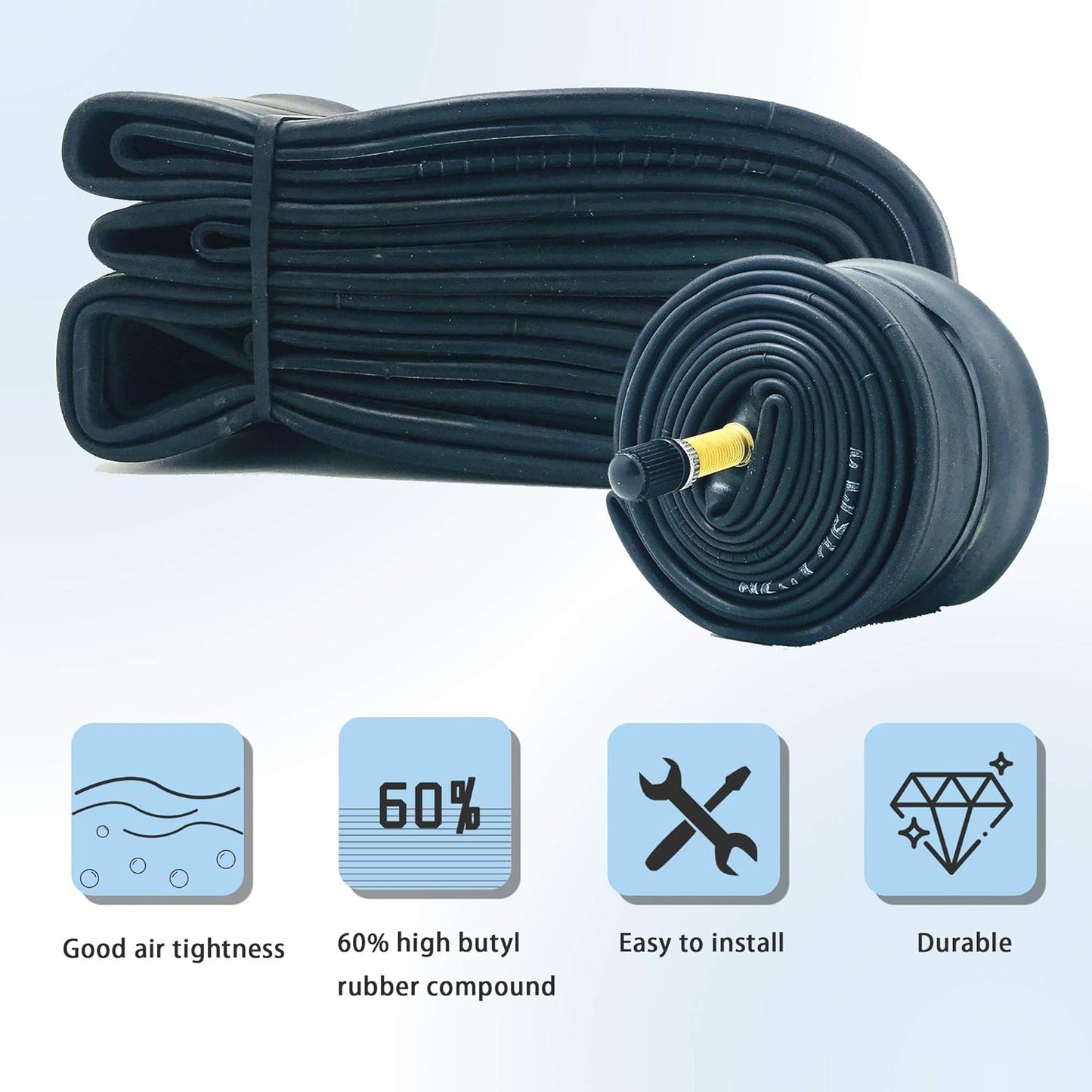 BWSHLF 27.5 MTB Inner Tubes (4 Pack) Schrader