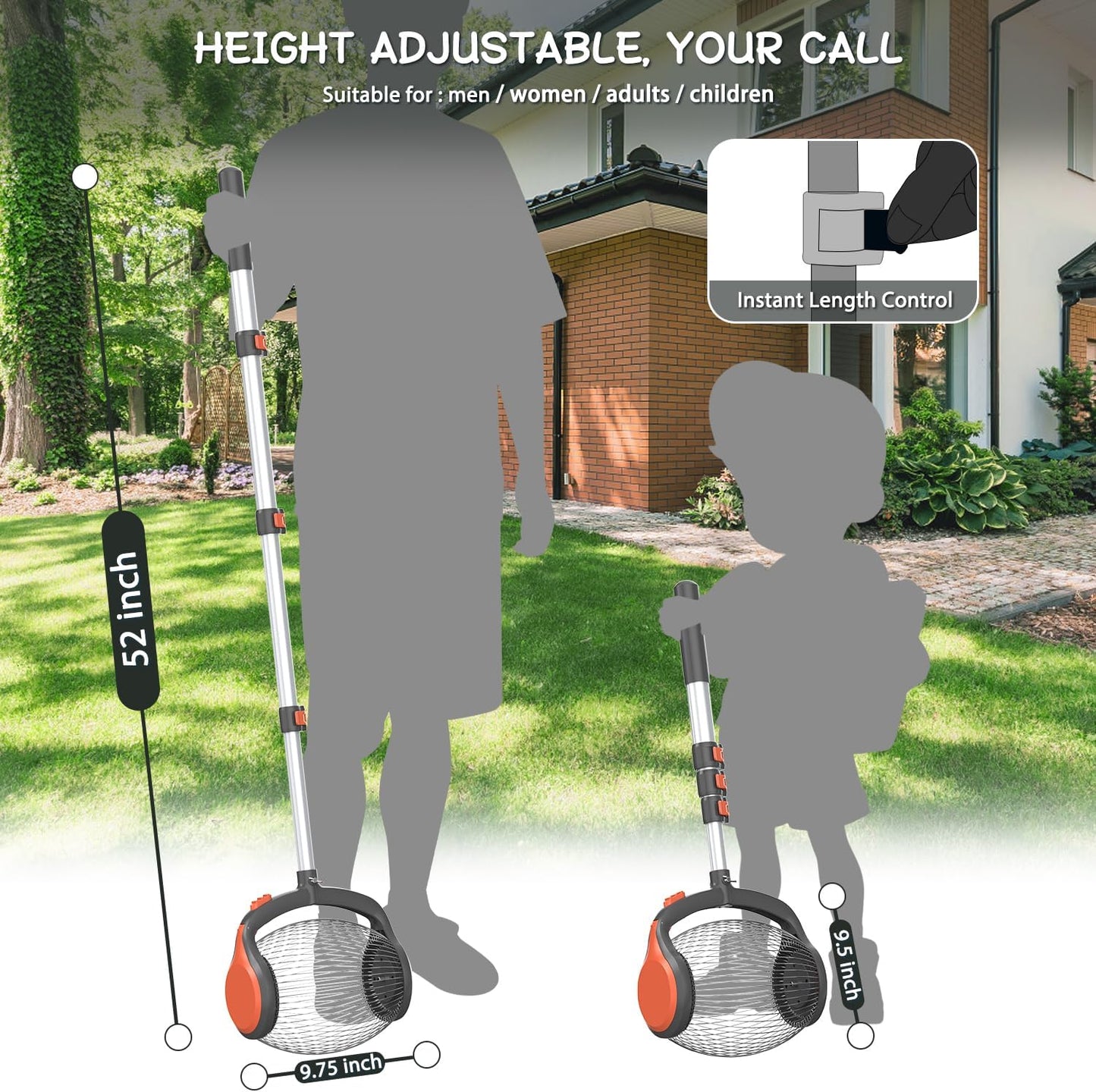 Walnut Picker Upper, 3/4" - 1.5" Range