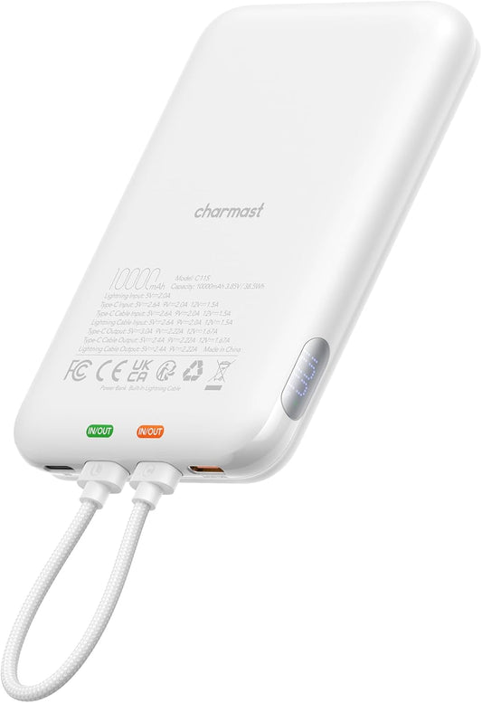 Charmast 10000mAh PD Charger iPhone/Samsung