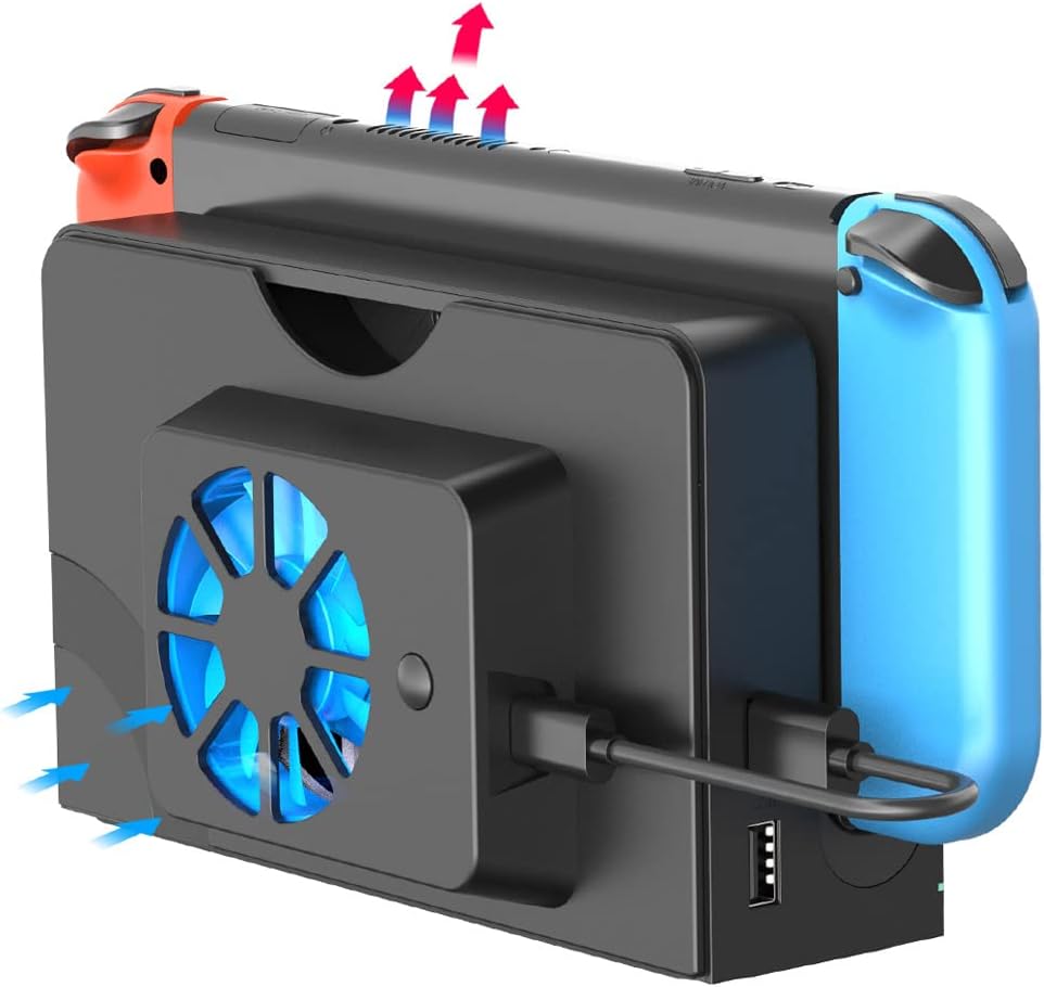 ElecGear External Cooling Fan for OLED Switch