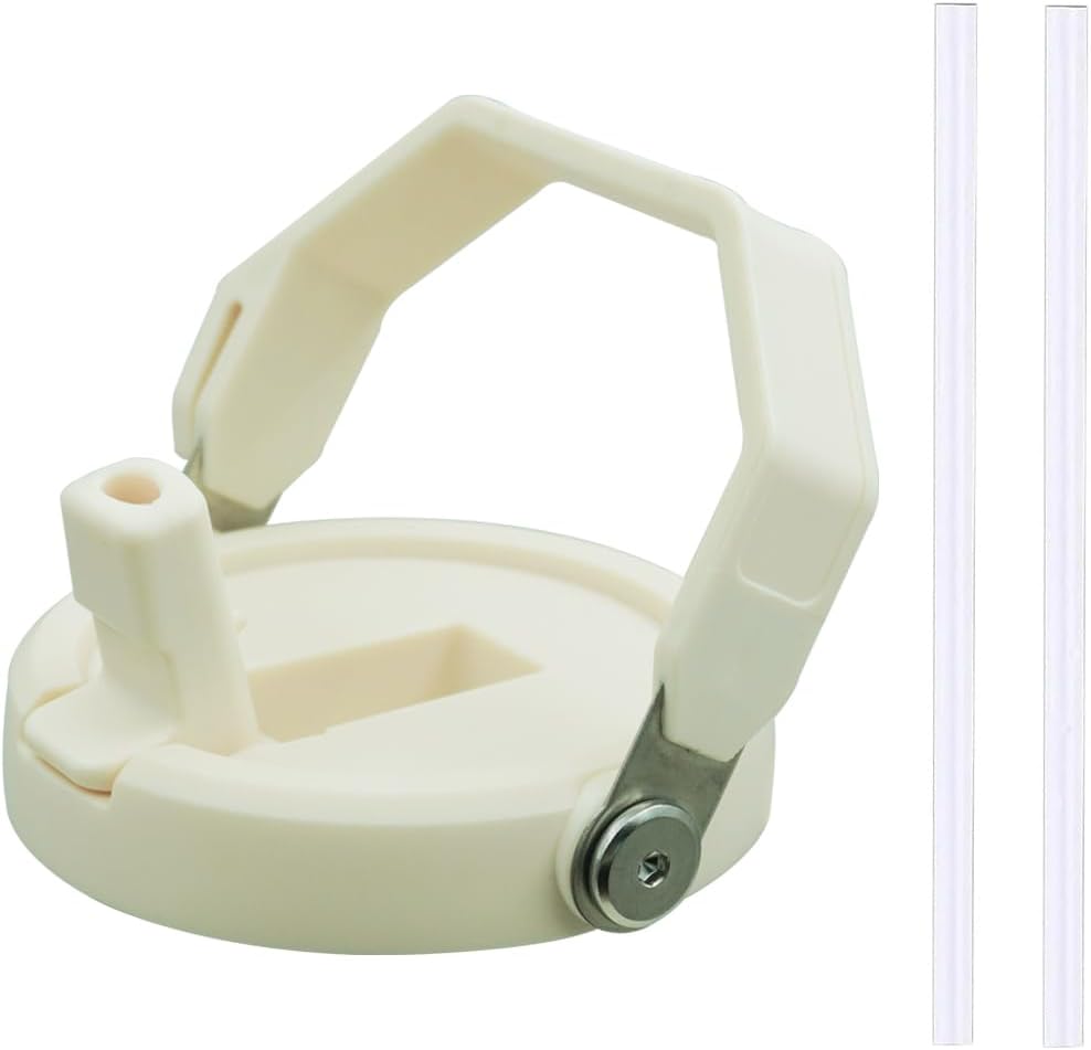 Dreamfocus 40 oz Leak Proof Handle Flip Straw Lid Replacement for Stanley 40 oz Quencher H2.0 and ProTour Tumbler, Not for 30 oz Cups