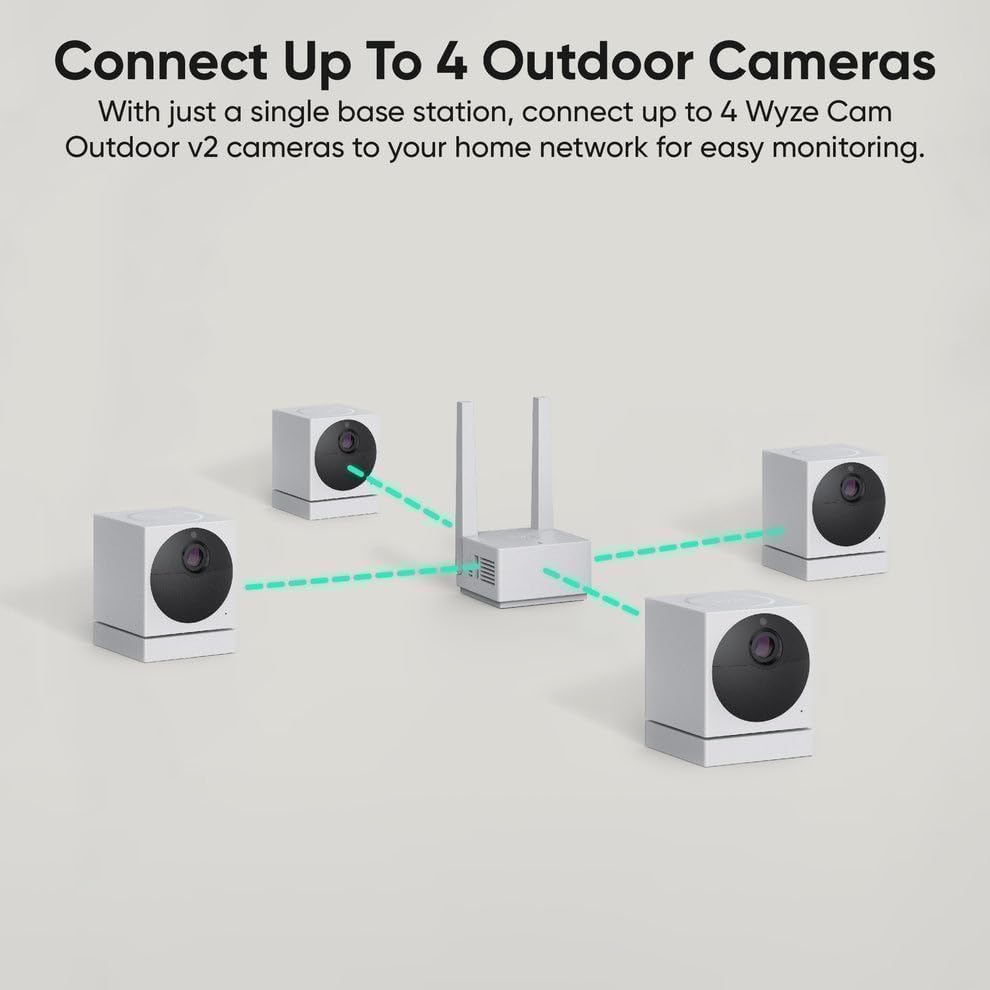 1080p Wyze Cam Outdoor Add-on v2, 6-Mo Battery