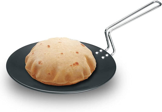 Futura L50 Hard Anodised Griddle, 10", Black