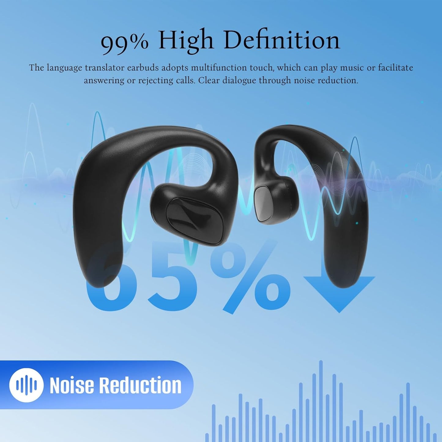 M8 Language Translator Earbuds, 144 Languages