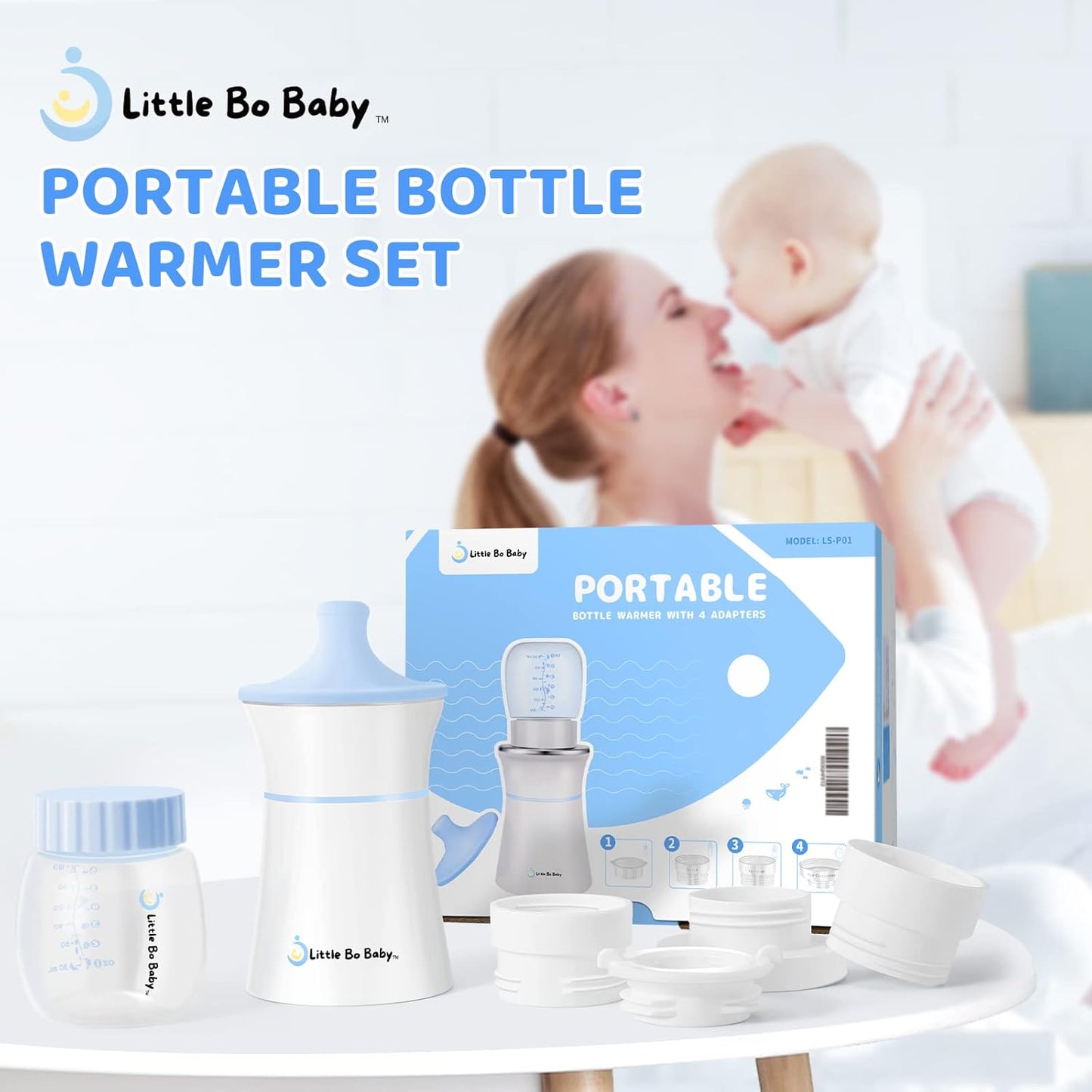 Portable Bottle Warmer Set, Little Bo Baby
