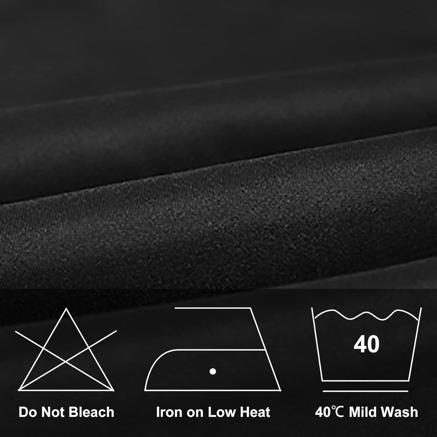6 Pack 132 Inch Black Tablecloth Polyester