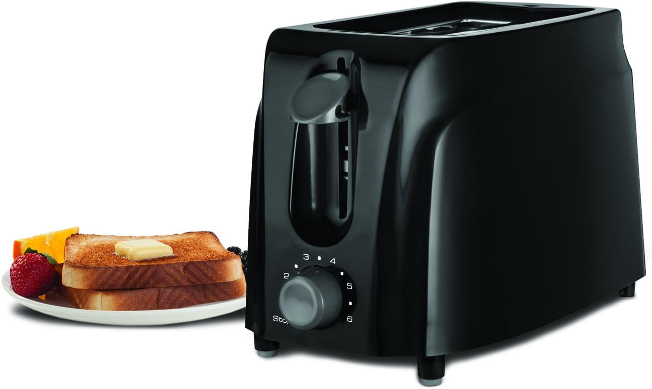 Brentwood Cool Touch 2-Slice Toaster, Black