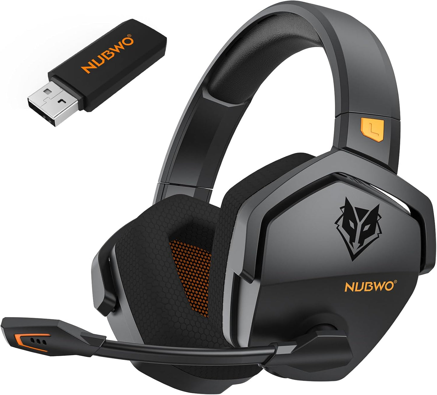 NUBWO G06 Wireless Gaming Headset - Orange