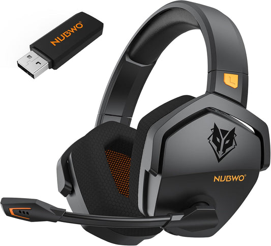NUBWO G06 Wireless Gaming Headset - Orange