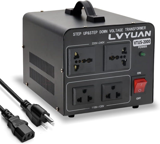 LVYUAN 2000W Step Up/Down Volt Converter