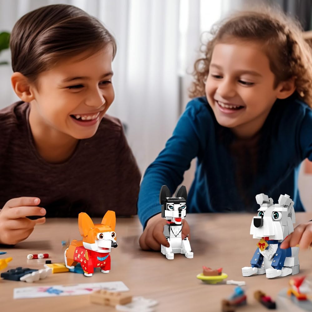 6pack Mini Dogs Compatible with Lego (754PCS)