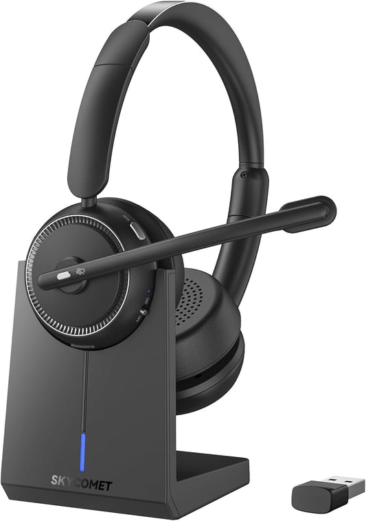 Bluetooth Headset w/ USB Dongle & Base