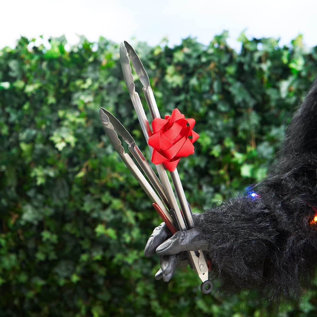 BBQ Grilling Kabob Skewers - 17” Stainless Steel - Long Reusable Flat Metal - Barbecue Shish Kebab Sticks – Set of 10 w/Handy Storage Bag