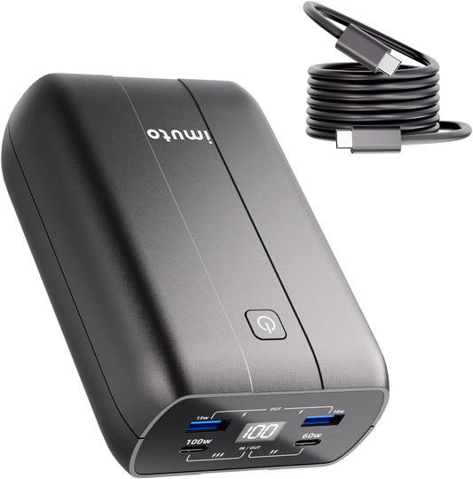 iMuto 100W 20000mAh Fast USB-C Charger