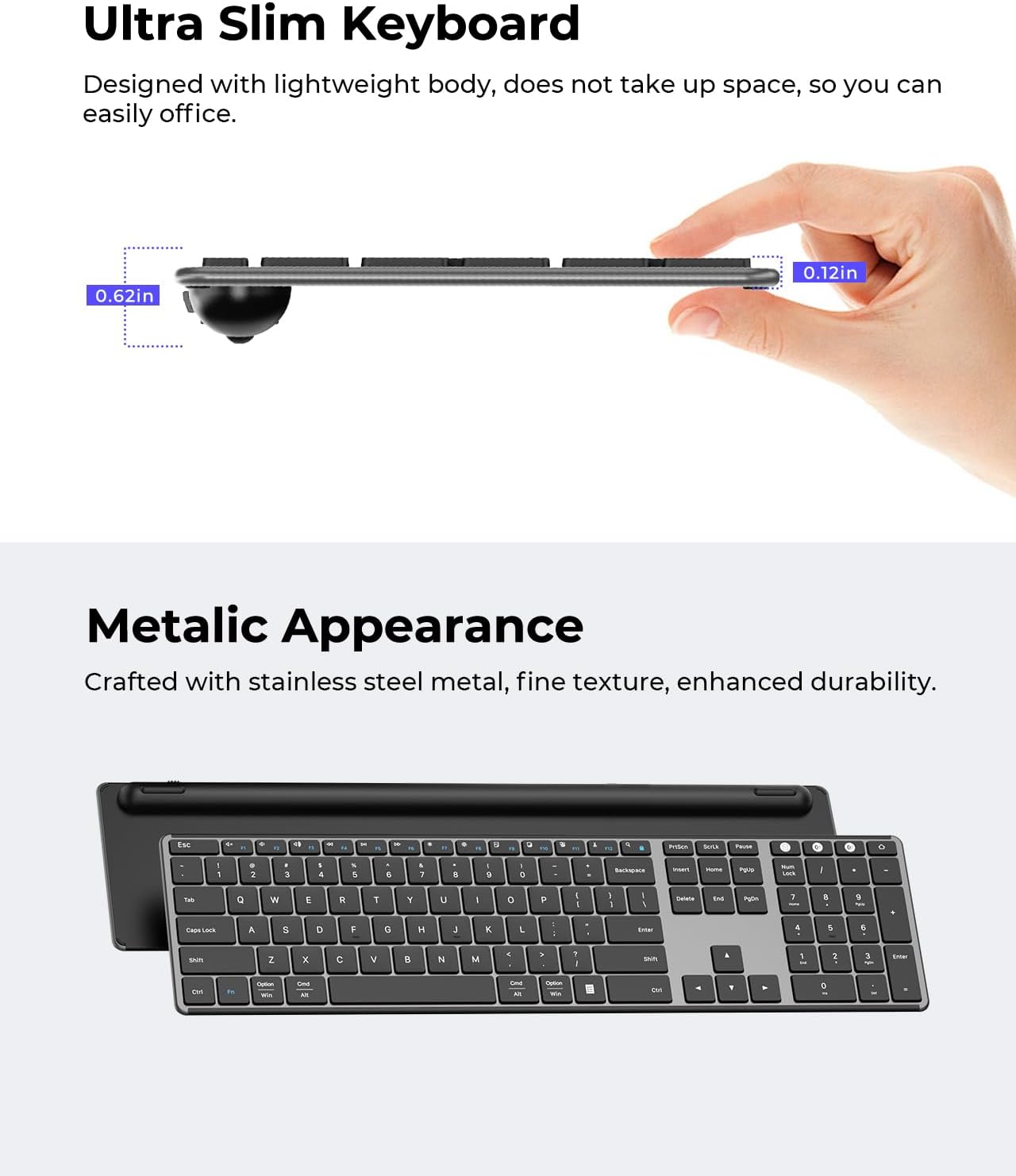 seenda Wireless Keyboard & Mouse Combo SKM64-3