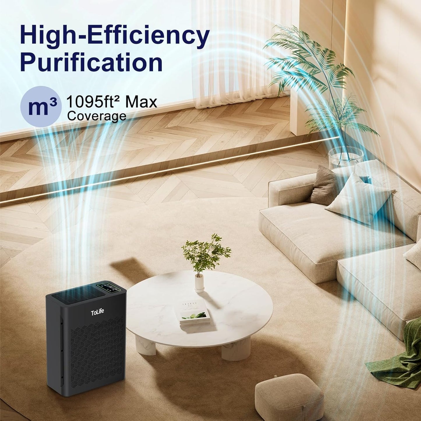ToLife Air Purifiers for Home, Large Room
