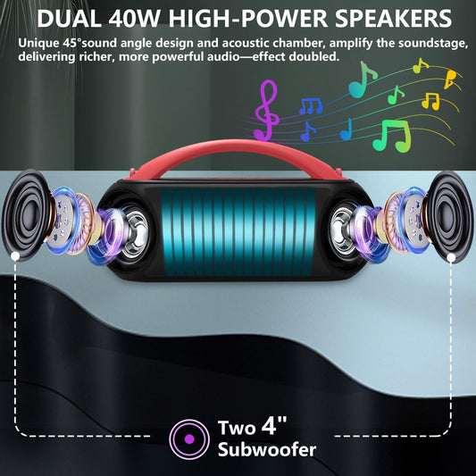 Karaoke Machine, Portable Bluetooth Speaker