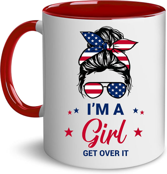 Mothers Day Gift For Her - Girl Mug - Birthday Gifts For Sister, Best Friends, BFF, Female Friend - Valentine, Christmas Gift Ideas For Her - Ceramic Coffee Mug 11 OZ