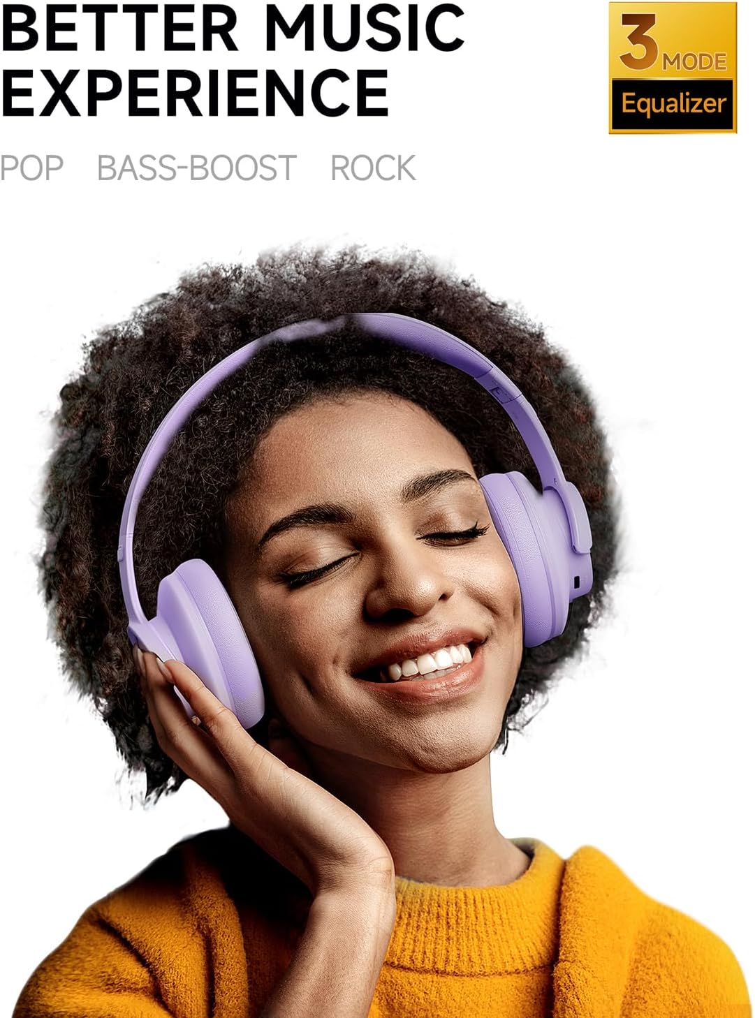 Picun B8 Wireless Bluetooth Headphones, 120H