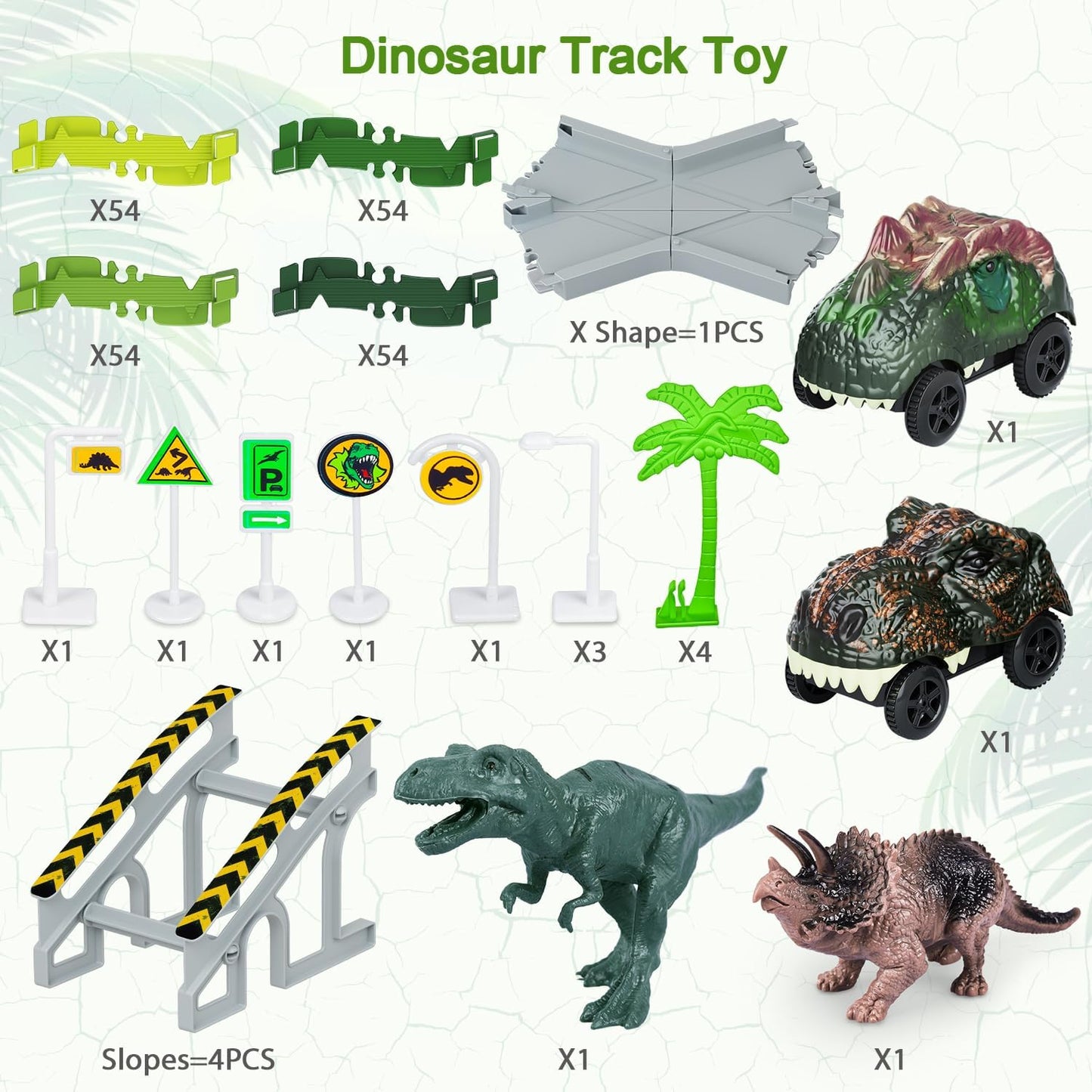 Dinosaur Toys, 252 PCS Create A Dinosaur World