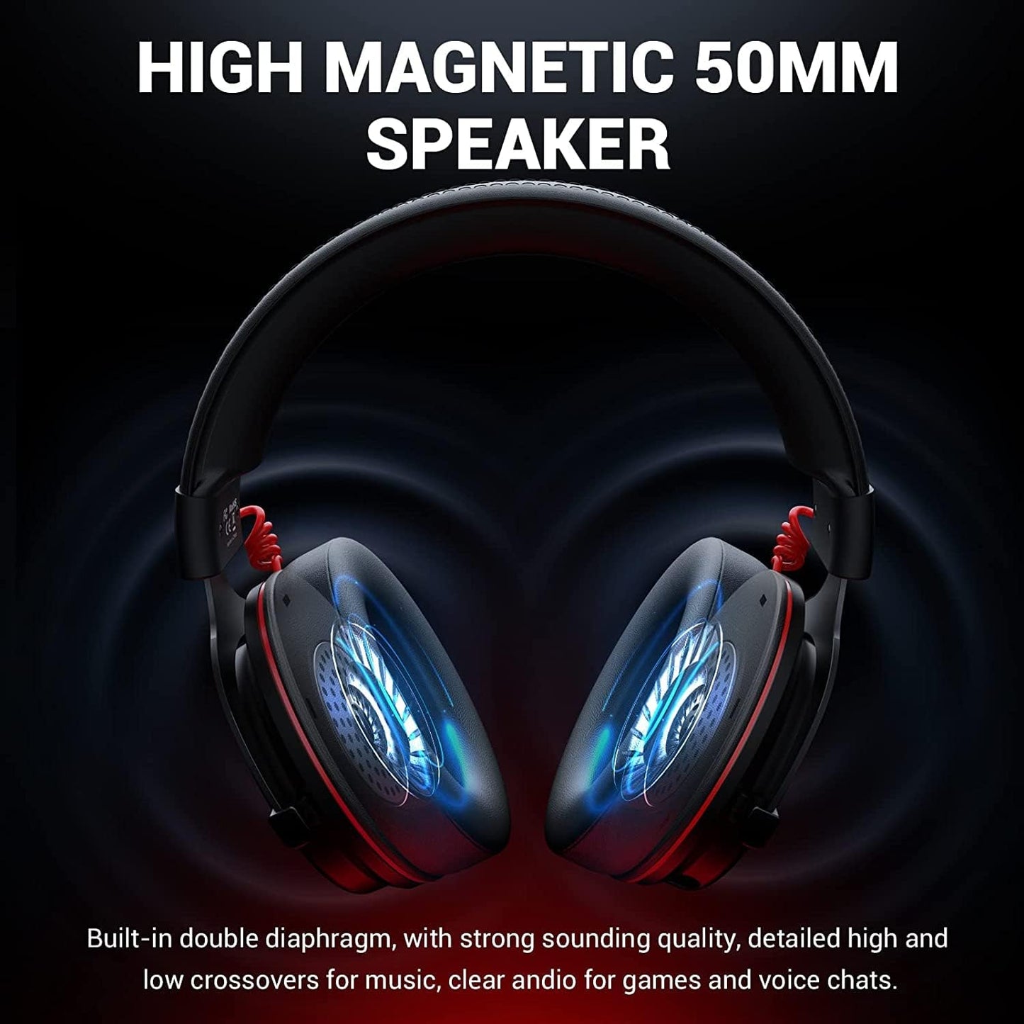 EKSA E900 Pro Headset - Detachable Mic