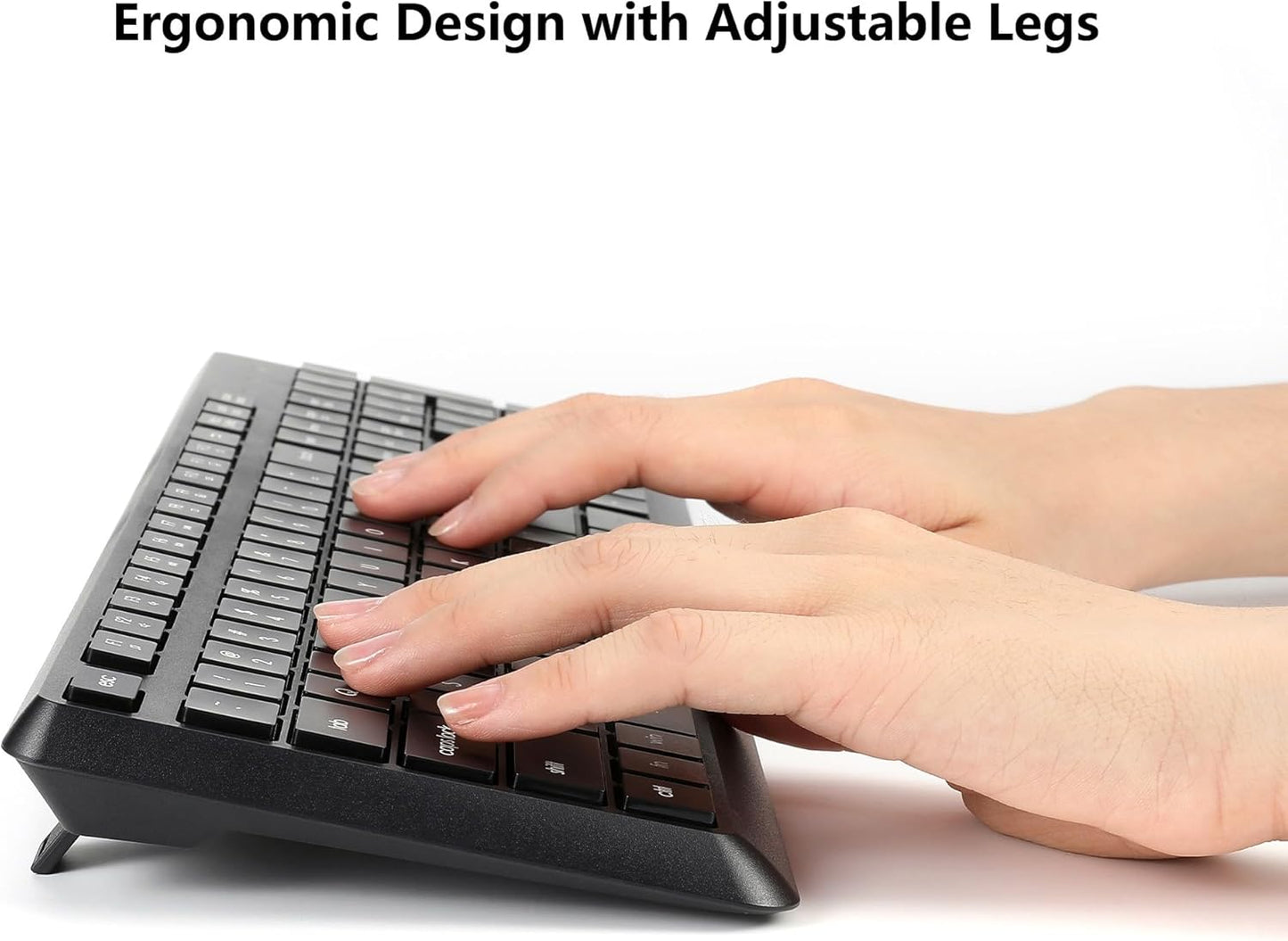 Wireless Keyboard and Mouse Combo, 2.4G