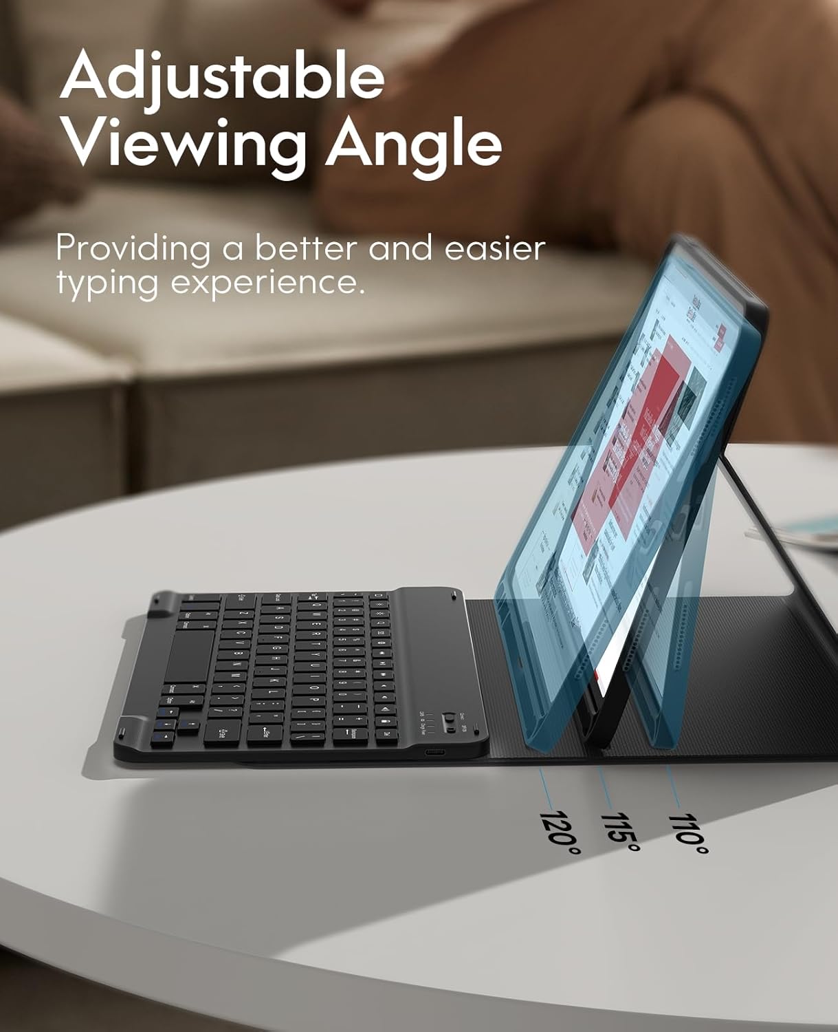 CHESONA iPad Air 11 Case Keyboard M3/M2