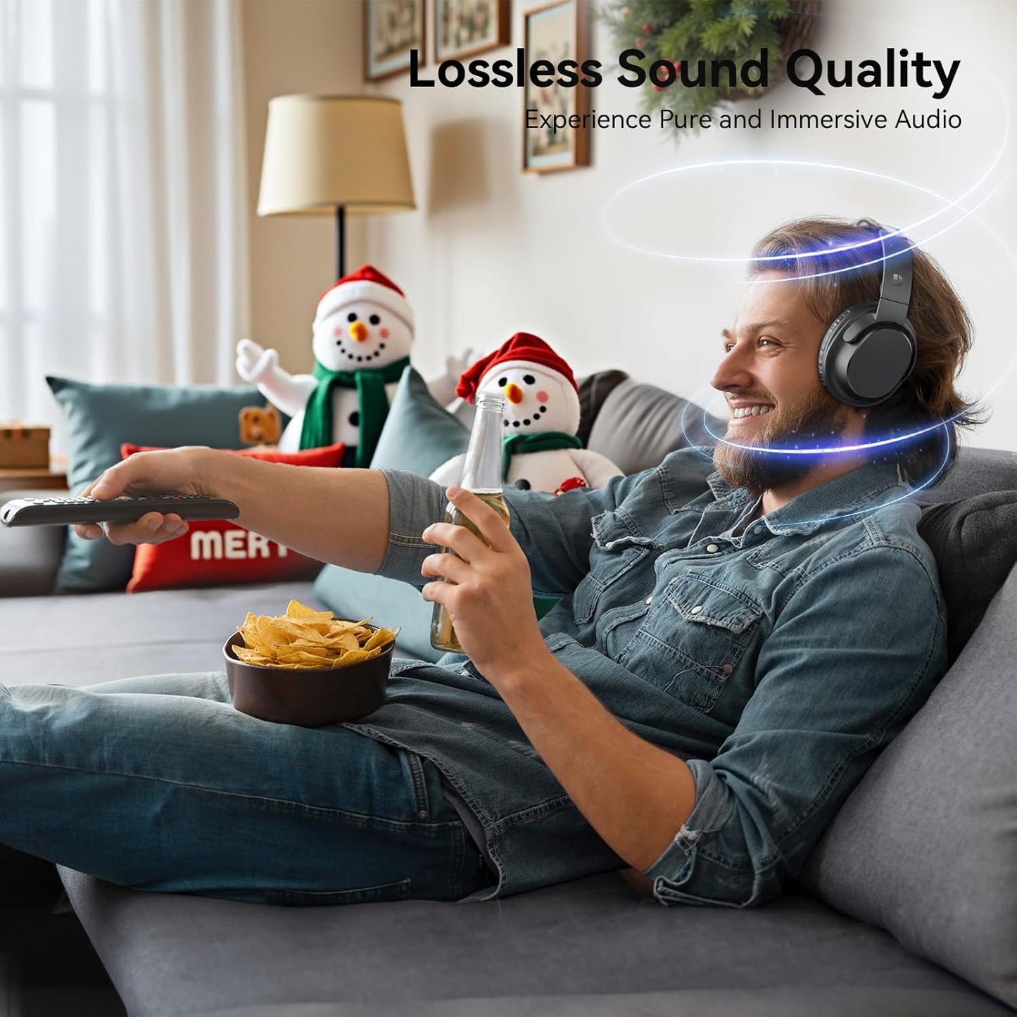 Dytole Wireless Headphones for TV, 65-Hour