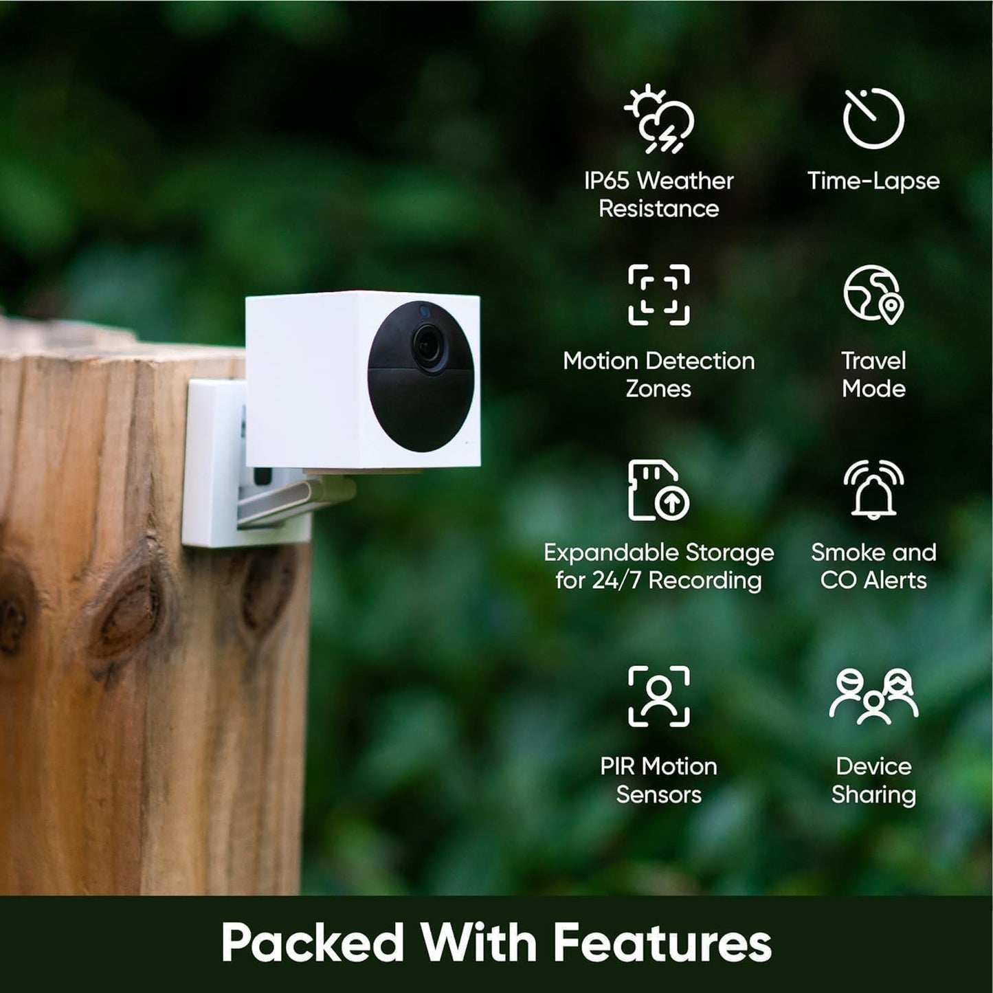 1080p Wyze Cam Outdoor Add-on v2, 6-Mo Battery