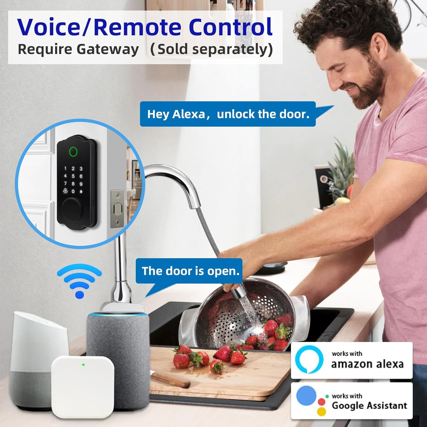 LETTON Fingerprint Keyless Entry Deadbolt