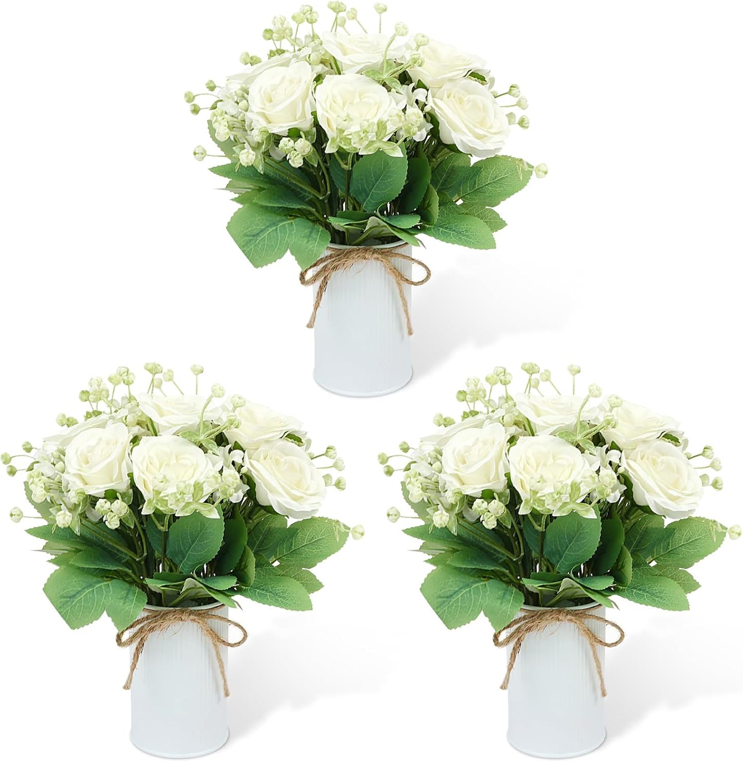 Wedding Centerpiece Set - Small Silk Flowers