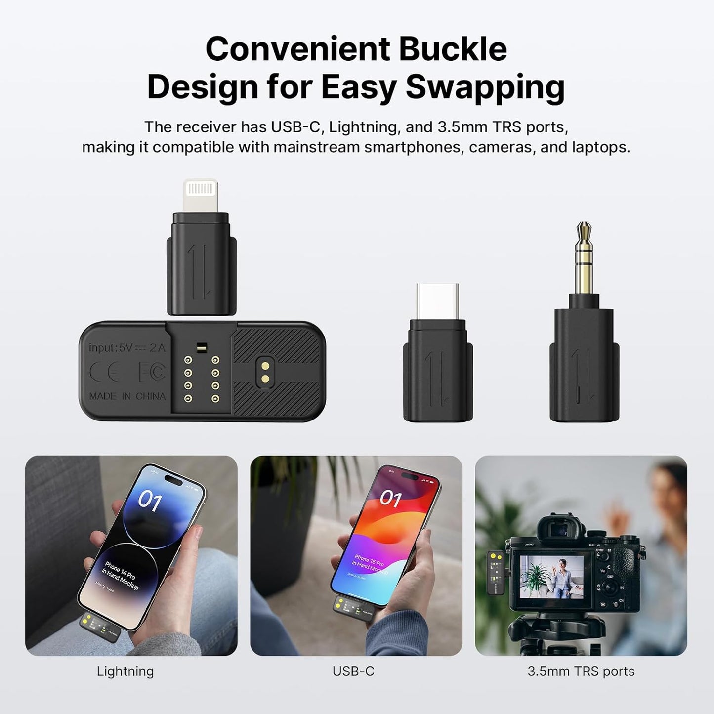 FULAIM X5M Wireless Lavalier Microphone