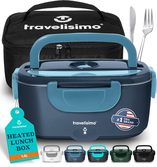 Electric Lunch Box 1.5L, 12/24/110V Portable