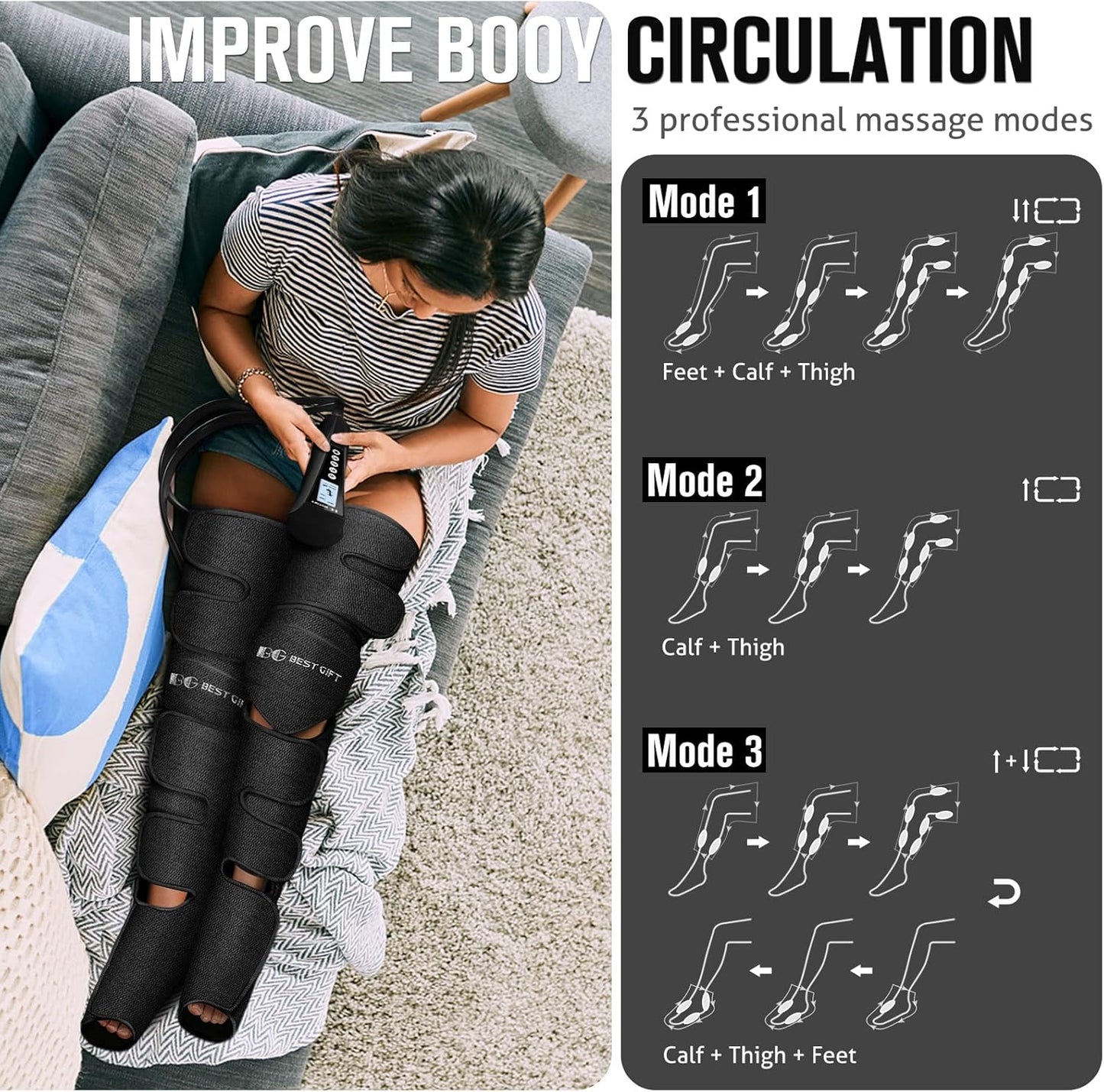 Leg Massager with Heat – Gifts for Family