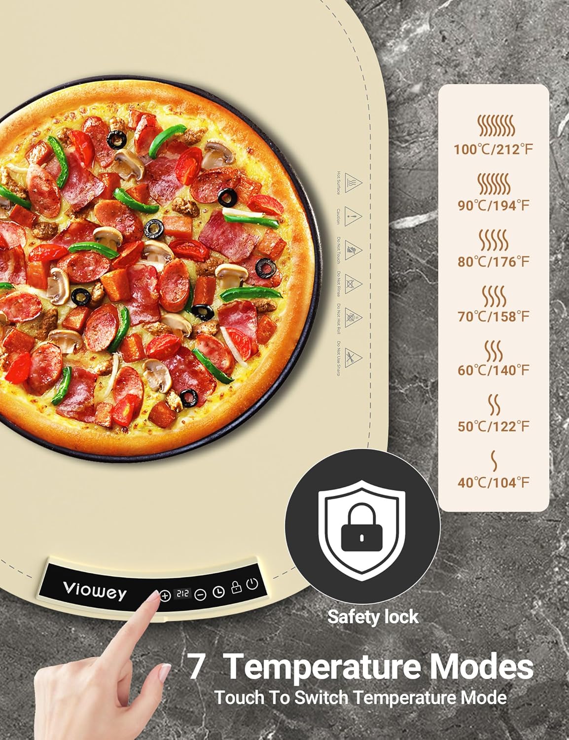 Electric Warming Tray - Full Surface Heater