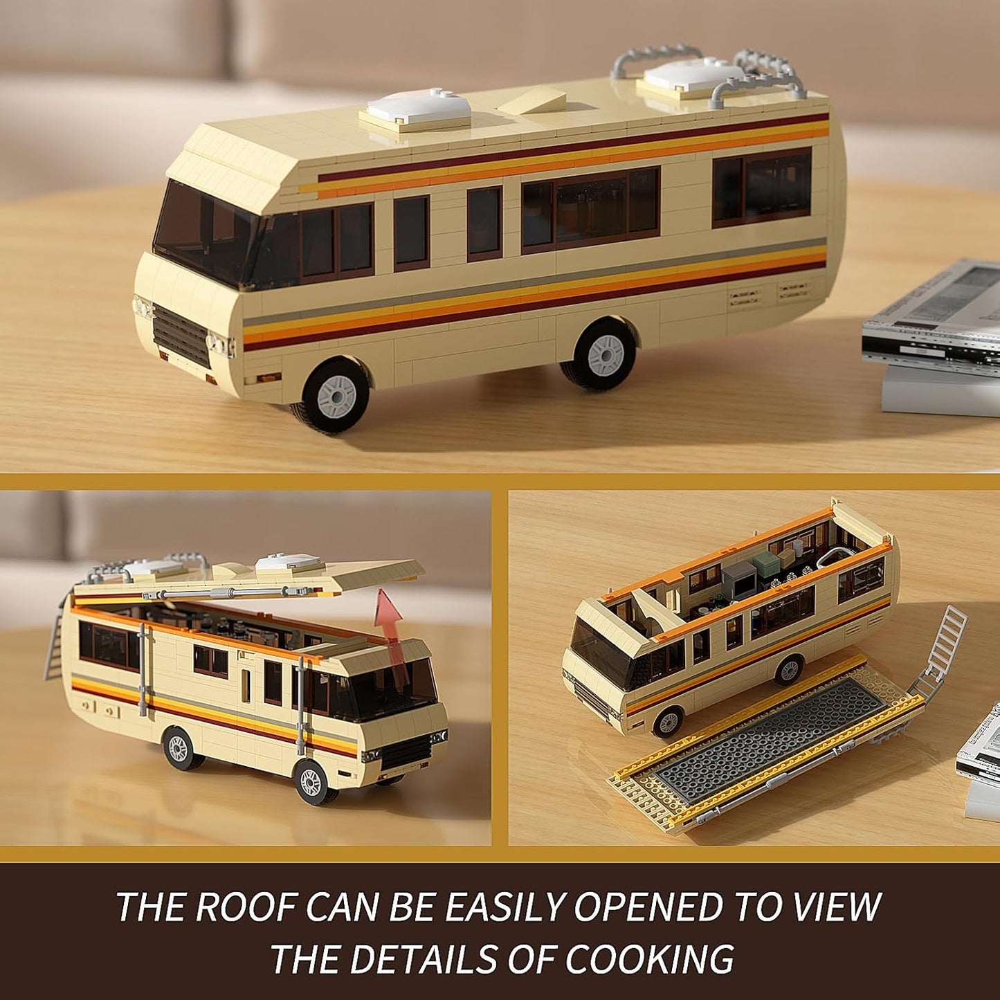 VONADO Break Bad RV Car Building Set (691 Pcs)