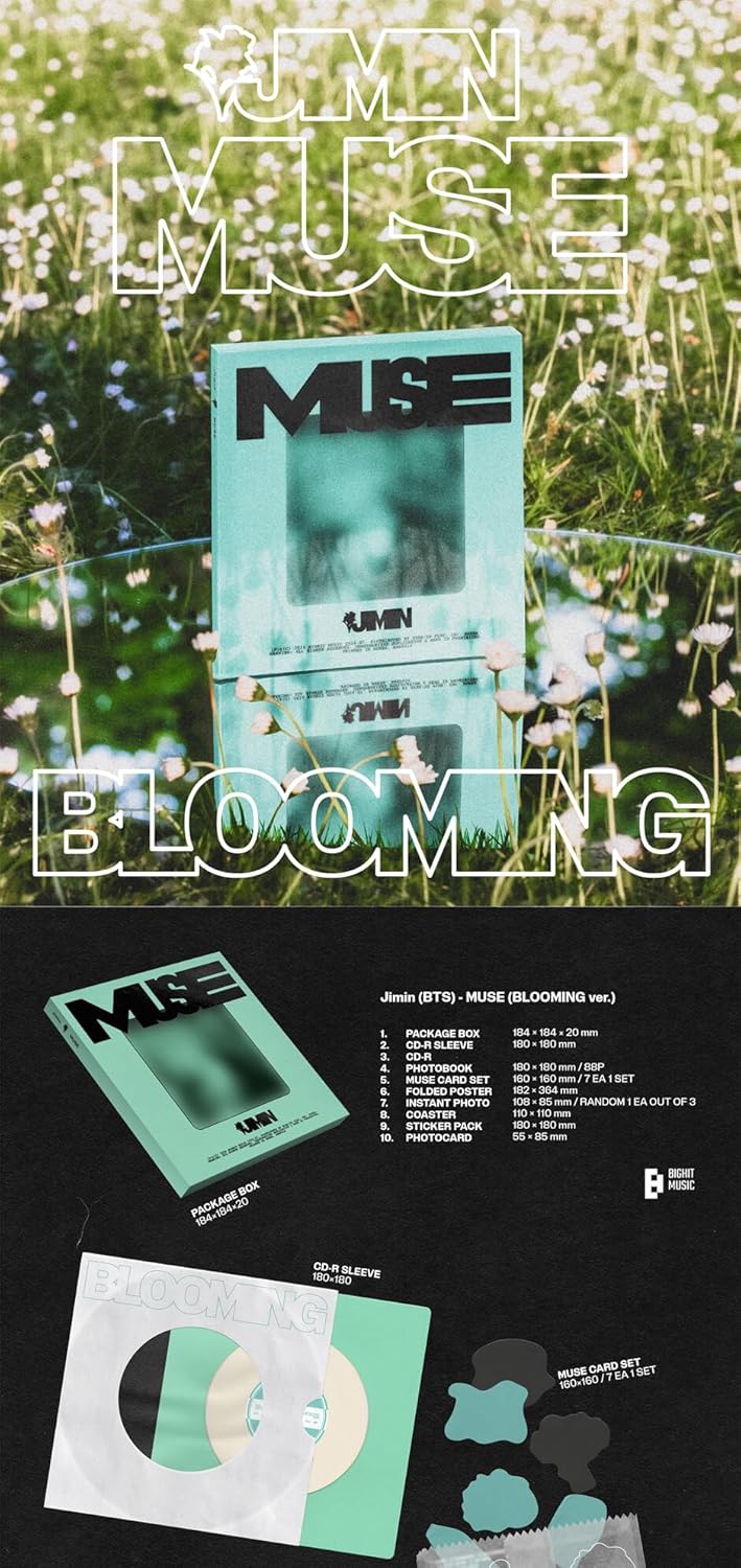 BTS Jimin MUSE 2nd Album with Tracking Sealed Bangtan (Standard SET(BLOOMING+SERENADE))