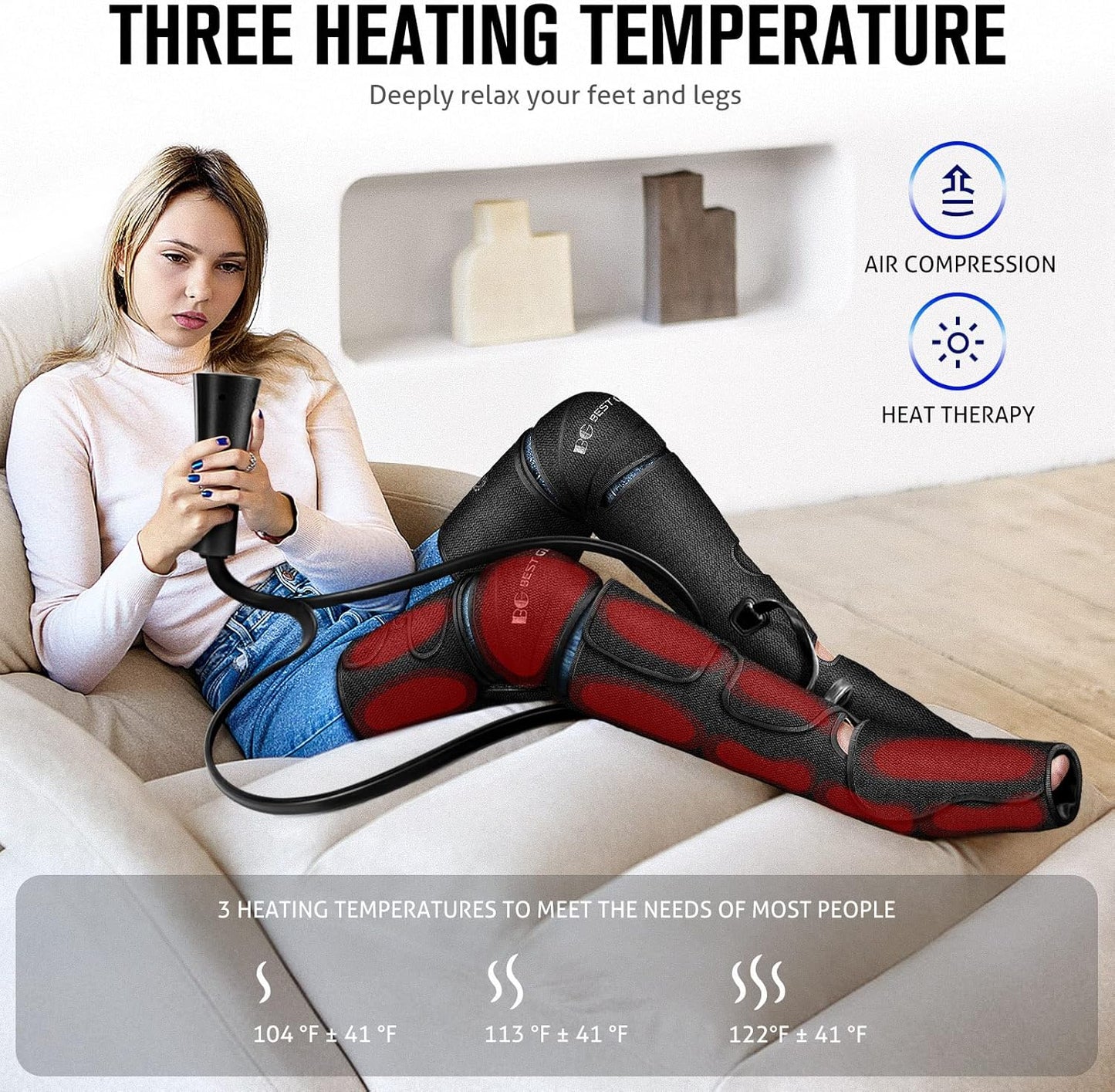 Leg Massager with Heat – Gifts for Family