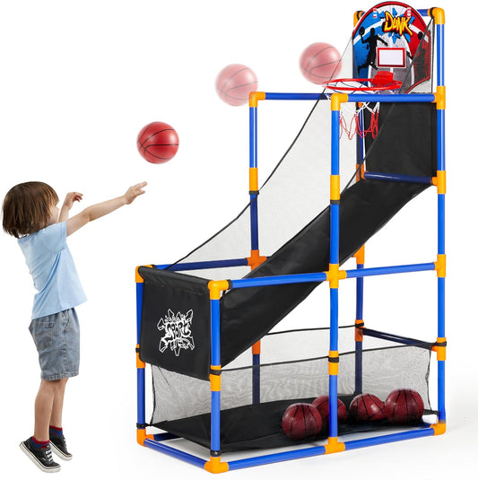JOYIN Arcade Basketball Game Set with 4 Balls
